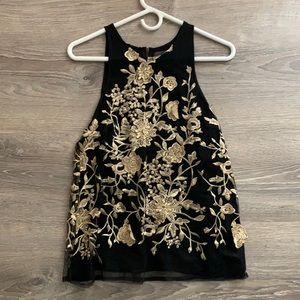 Appliqué detail Tank